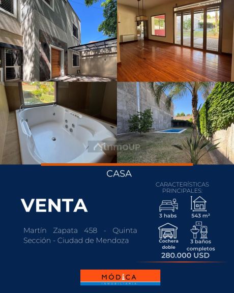 Casa en Venta en Capital, Mendoza
