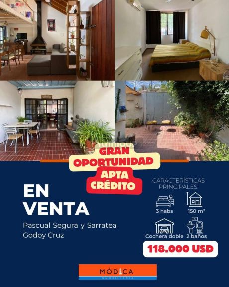 Casa en Venta en Godoy Cruz, Mendoza