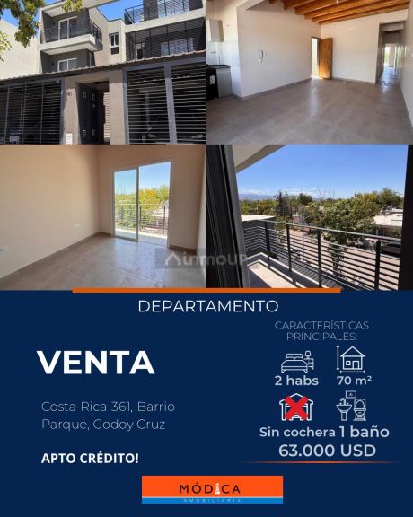 Departamento en Venta en Godoy Cruz, Mendoza
