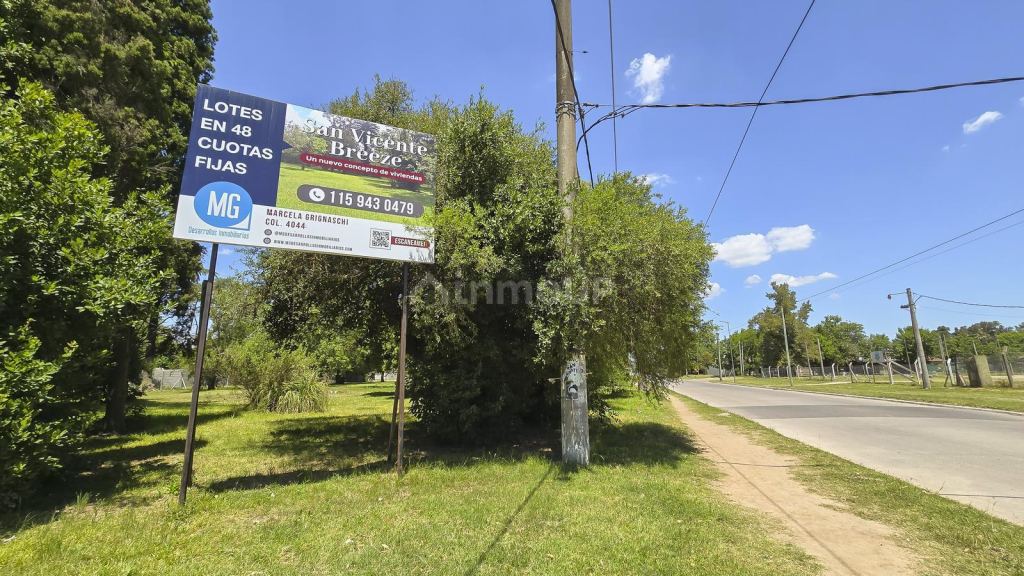 Terreno en Venta en San Vicente, G.B.A. Zona Sur