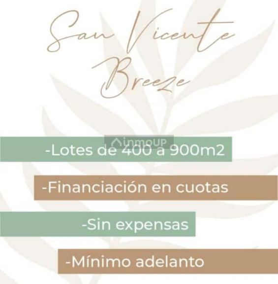 Terreno en Venta en San Vicente, G.B.A. Zona Sur