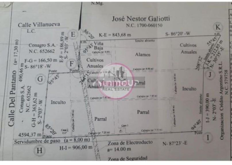 Finca en Venta en Lavalle, Mendoza