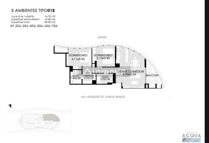 Departamento en Venta en Pinamar, Buenos Aires Costa Atlantica
