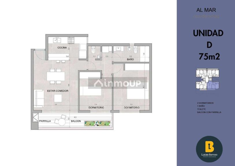 Departamento en Venta en Monte Hermoso, Buenos Aires Costa Atlantica - USD 168.000 | Inmoup - 11