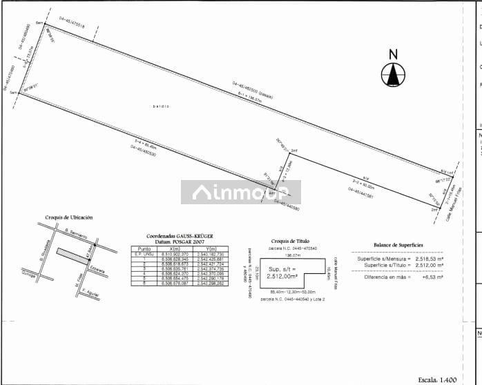 Lote en Venta en Rawson, San Juan