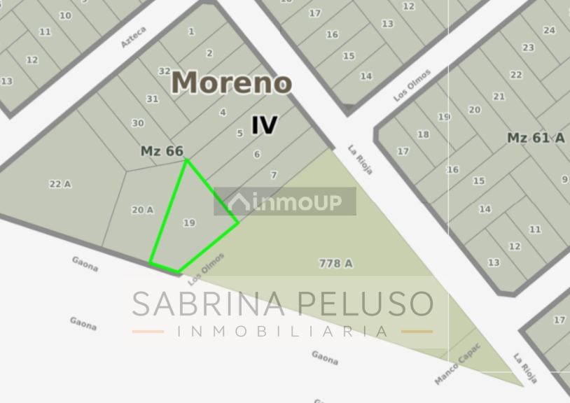 Terreno en Venta en Moreno, G.B.A. Zona Oeste