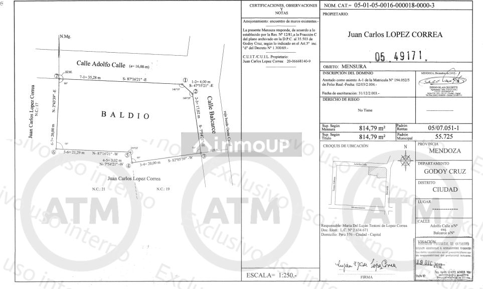 Lote en Venta en Godoy Cruz, Mendoza