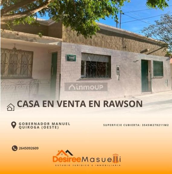 Casa en Venta en Rawson, San Juan