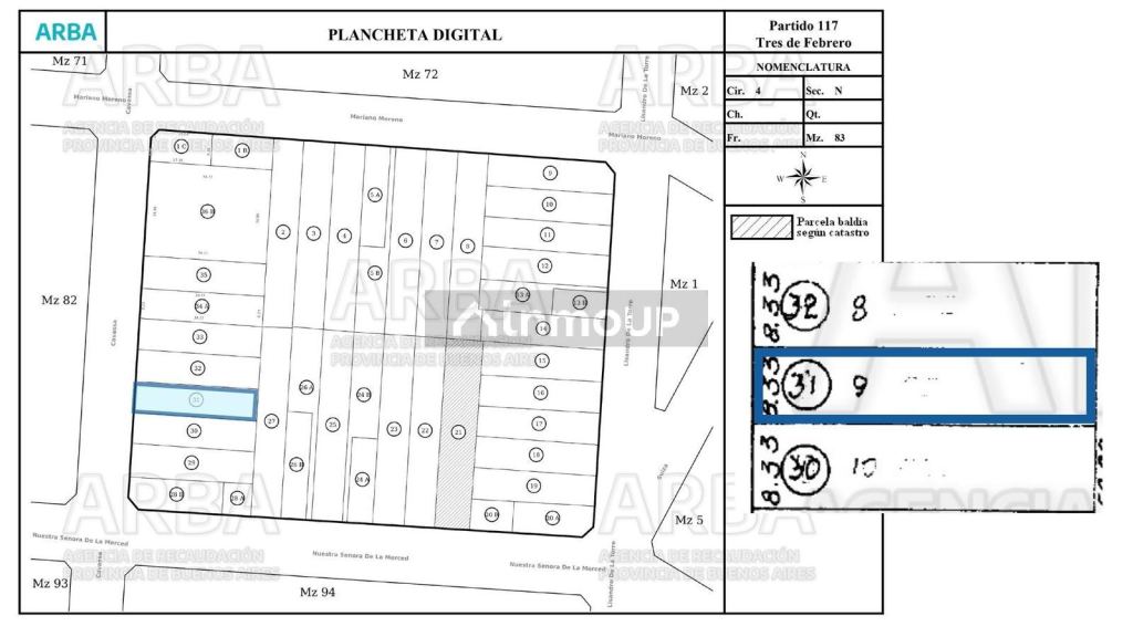 Terreno en Venta en Tres de Febrero, G.B.A. Zona Oeste