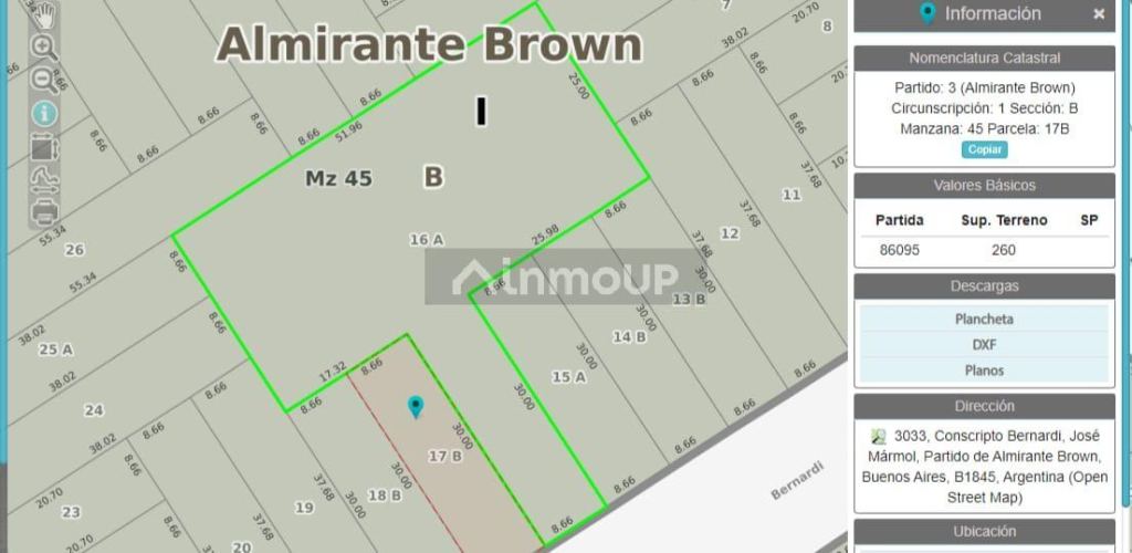 Terreno en Venta en Almirante Brown, G.B.A. Zona Sur
