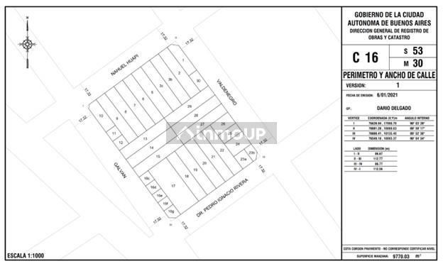 Terreno en Venta en Villa Urquiza, Capital Federal