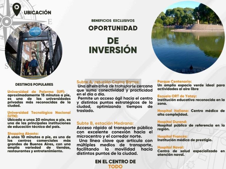 Departamento en Venta en Almagro, Capital Federal