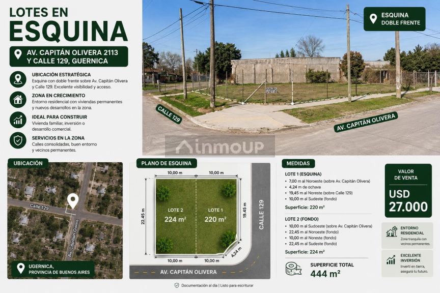 Terreno en Venta en Presidente Peron, G.B.A. Zona Sur