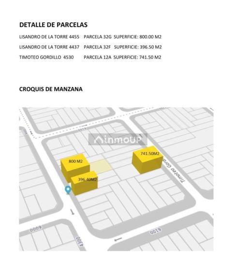 Terreno en Venta en Villa Lugano, Capital Federal