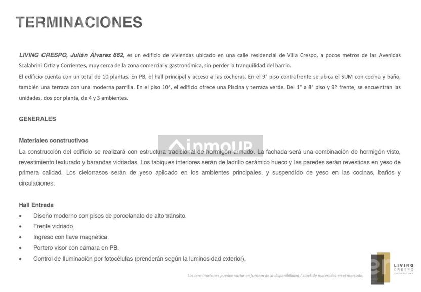 Departamento en Venta en Villa Crespo, Capital Federal