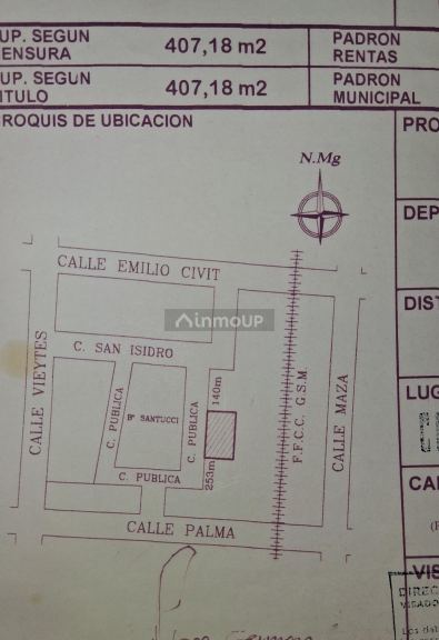 Lote en Venta en Maipu, Mendoza