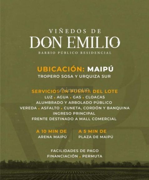 Lote en Venta en Maipu, Mendoza