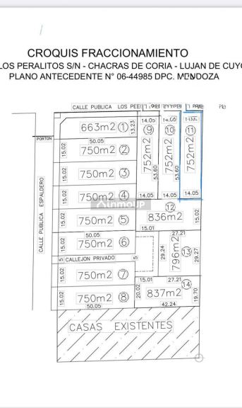 Terreno en Venta en Lujan de Cuyo, Mendoza