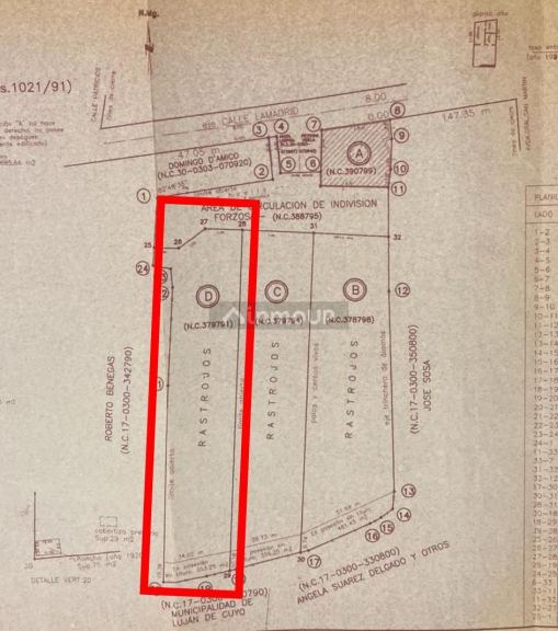Terreno en Venta en Lujan de Cuyo, Mendoza