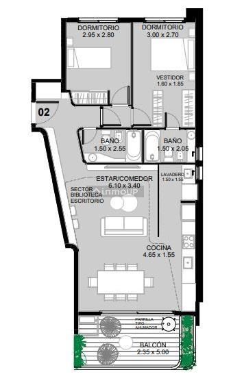 Departamento en Venta en Rosario, Santa Fe