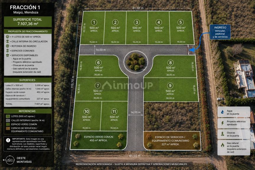 Lote en Venta en Maipu, Mendoza