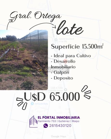 Terreno en Venta en Maipu, Mendoza