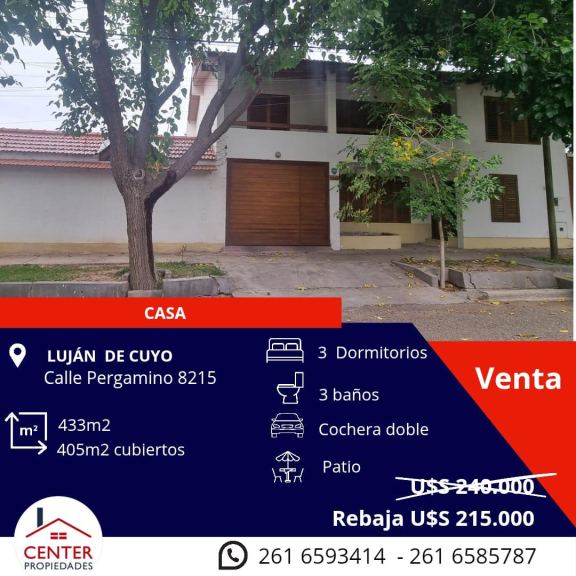 Casa en Venta en Lujan de Cuyo, Mendoza