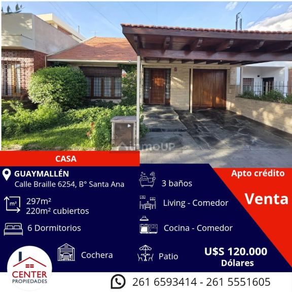 Casa en Venta en Guaymallen, Mendoza