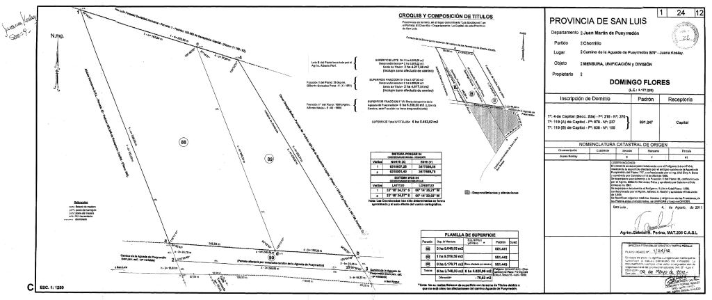 Loteo en Venta en Juan Martín de Pueyrredón, San Luis