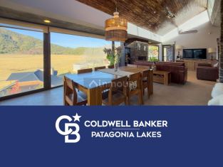 Lacar VENTA Casa Amueblada 318 m2 sobre lote de 2.178m2, Club de Campo Peñon del Lolog -S. M. de los Andes
