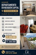 Neuquen ALQUILO DEPARTAMENTO