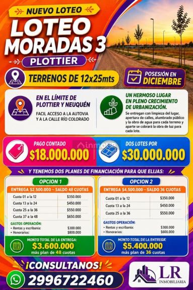 Terreno en Venta en Confluencia, Neuquen