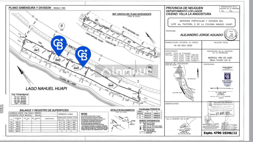 Terreno en Venta en Villa La Angostura, Neuquen