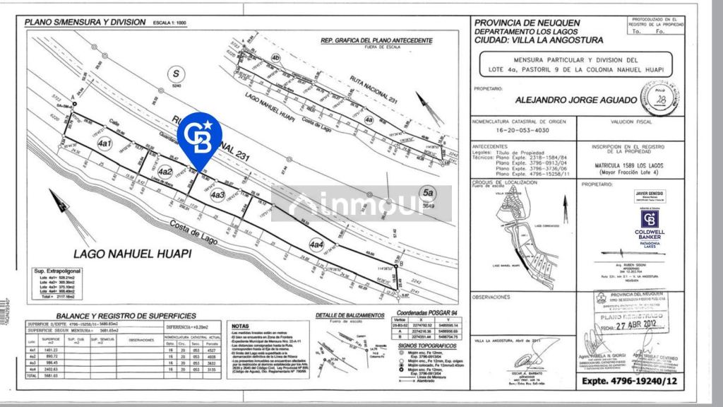 Terreno en Venta en Villa La Angostura, Neuquen