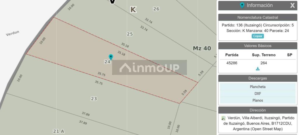 Terreno en Venta en Ituzaingo, G.B.A. Zona Oeste