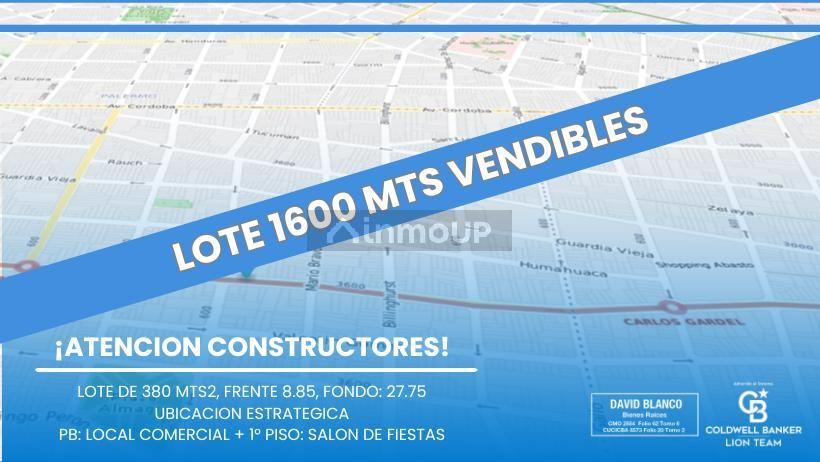 Terreno en Venta en Almagro, Capital Federal