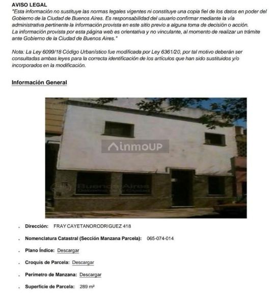 Terreno en Venta en Flores, Capital Federal