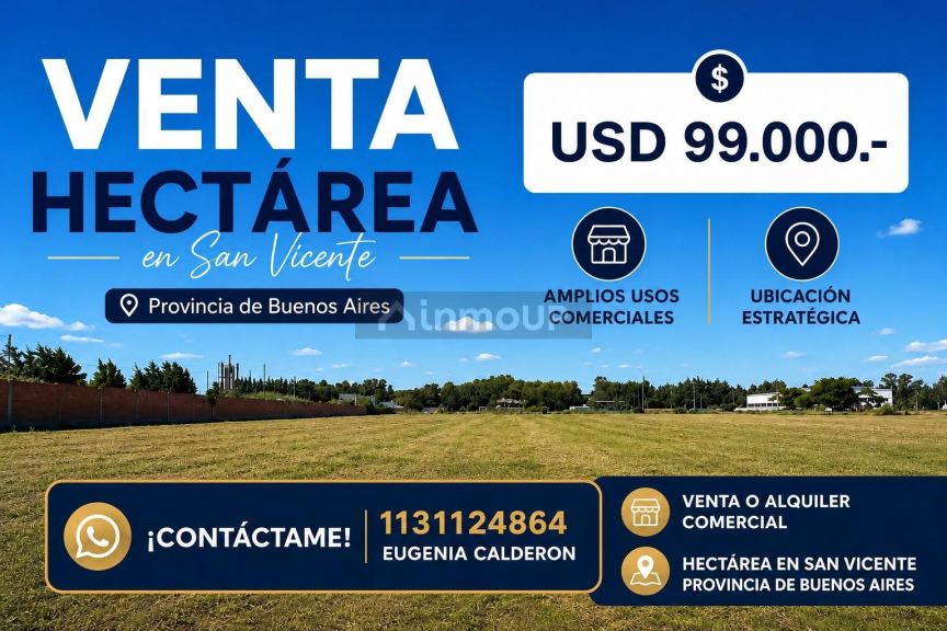 Terreno en Venta en San Vicente, G.B.A. Zona Sur