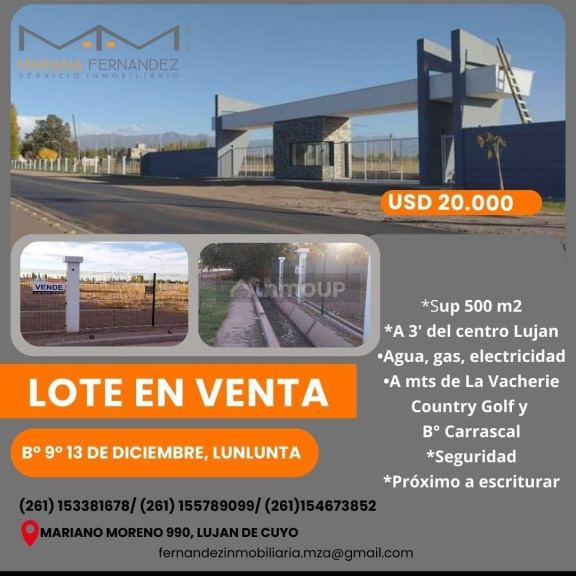 Lote en Venta en Maipu, Mendoza