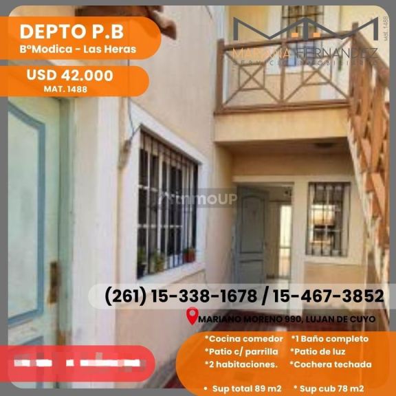 Departamento en Venta en Las Heras, Mendoza