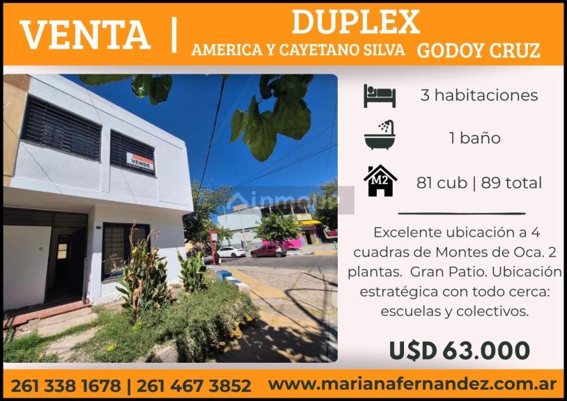 Duplex en Venta en Godoy Cruz, Mendoza