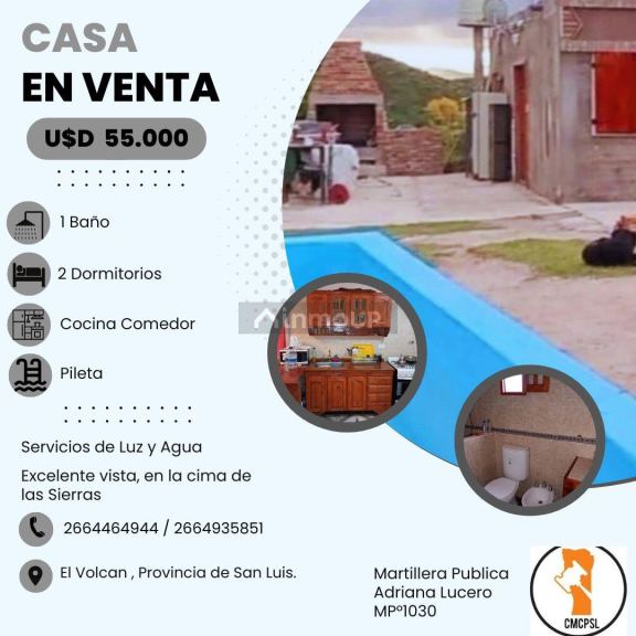 Casa en Venta en El Volcan, San Luis