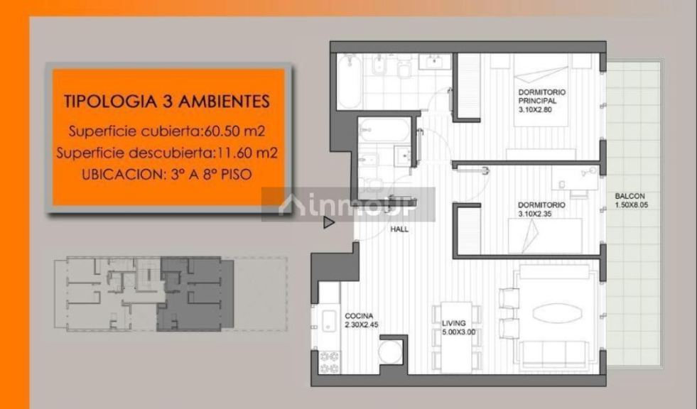 Departamento en Venta en Barracas, Capital Federal - USD 185.000 | Inmoup - 24