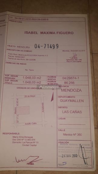 Lote en Venta en Guaymallen, Mendoza