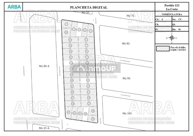 Terreno en Venta en De la Costa, Buenos Aires Costa Atlantica