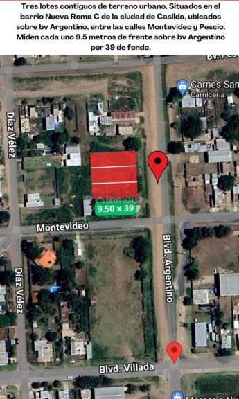 Terreno en Venta en Caseros, Santa Fe