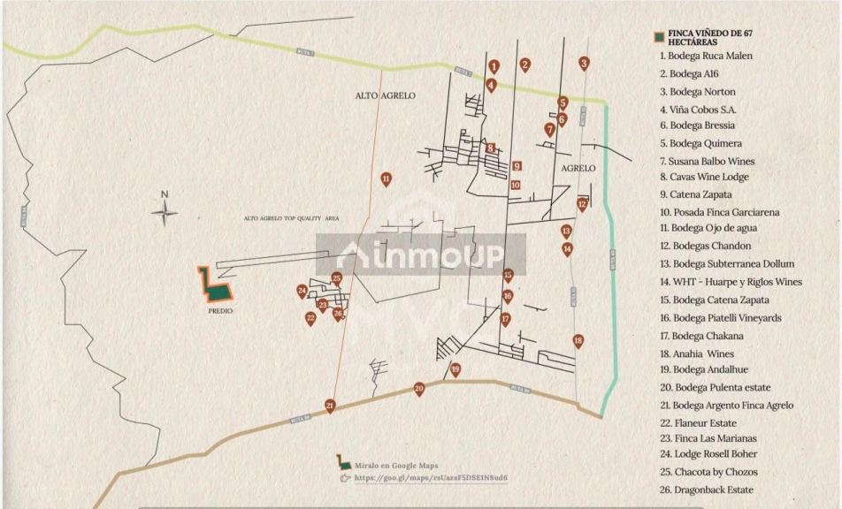 Campo en Venta en Lujan de Cuyo, Mendoza