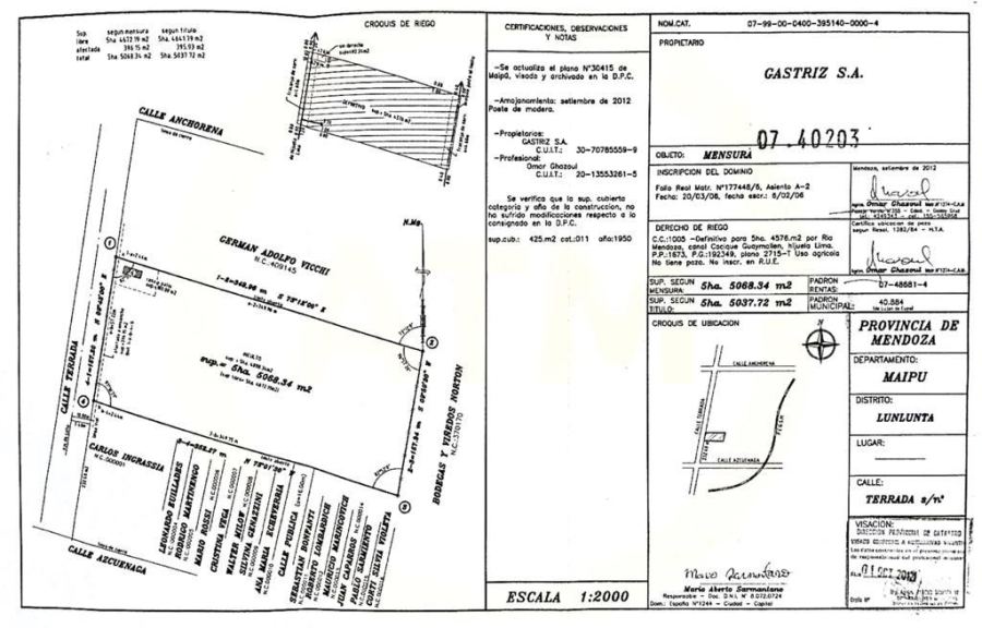 Lote en Venta en Maipu, Mendoza