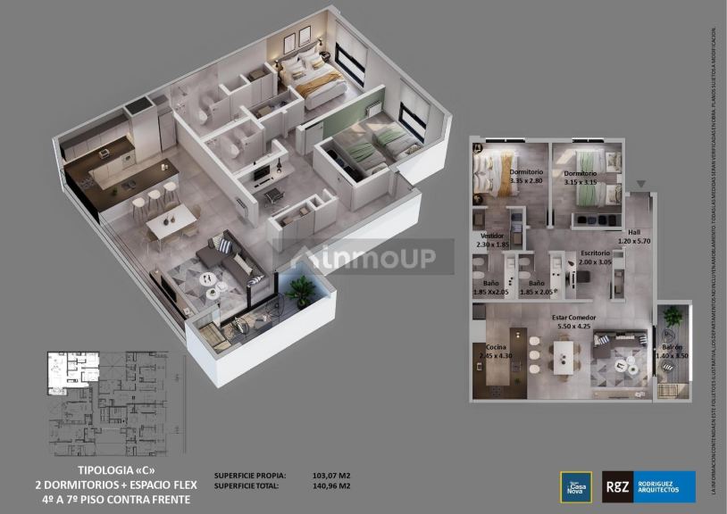Departamento en Venta en Capital, Cordoba - USD 125.000 | Inmoup - 76