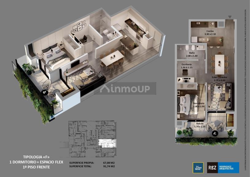 Departamento en Venta en Capital, Cordoba - USD 125.000 | Inmoup - 85